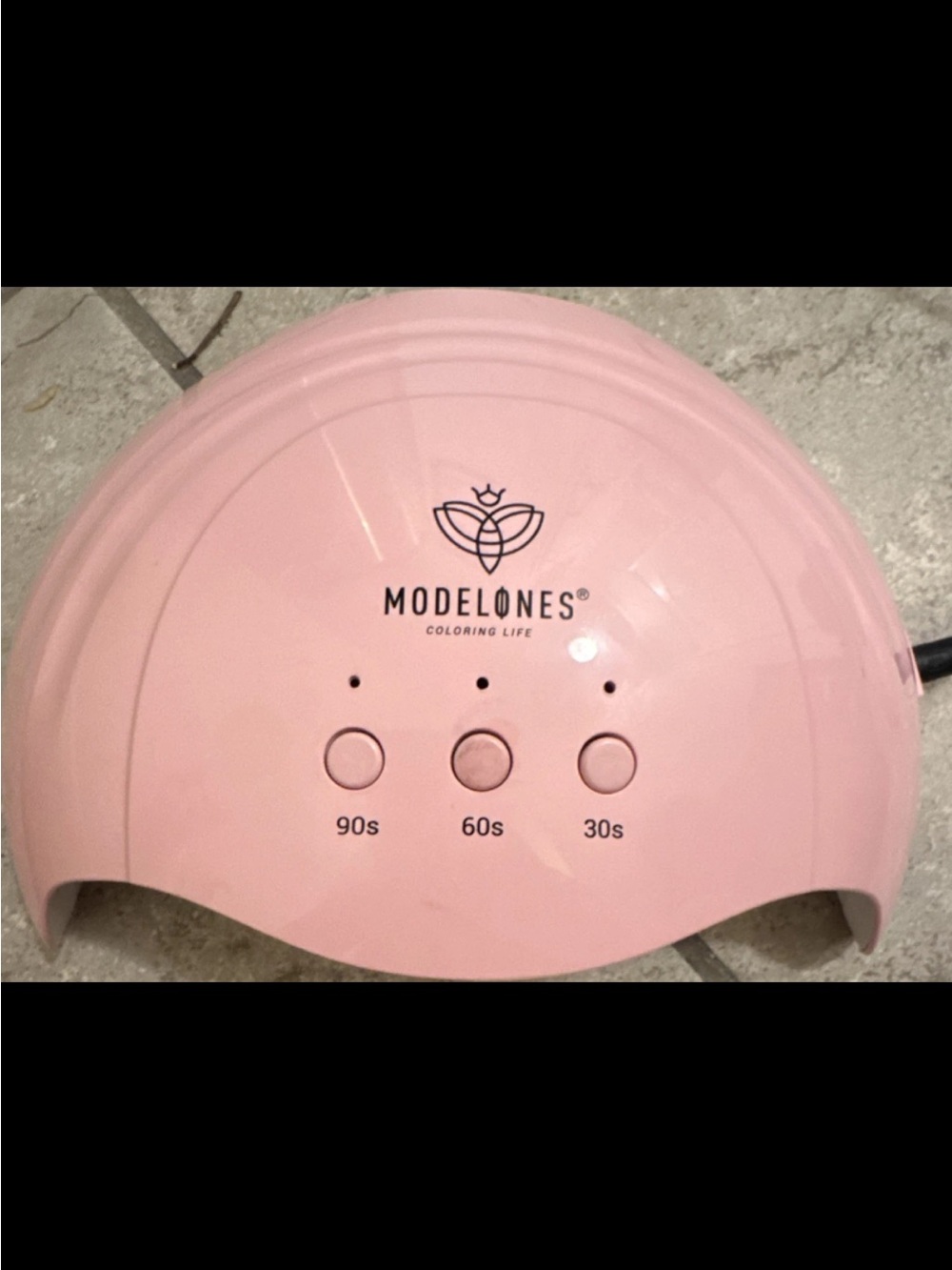 Modelones Pink LED Nail Lamp